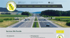 Desktop Screenshot of georgiatransport.com